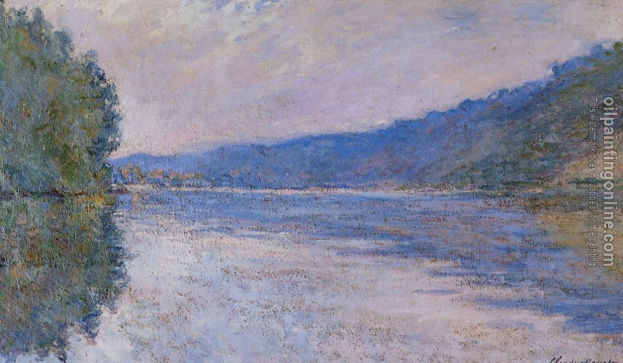 Monet, Claude Oscar - The Seine at Port-Villez